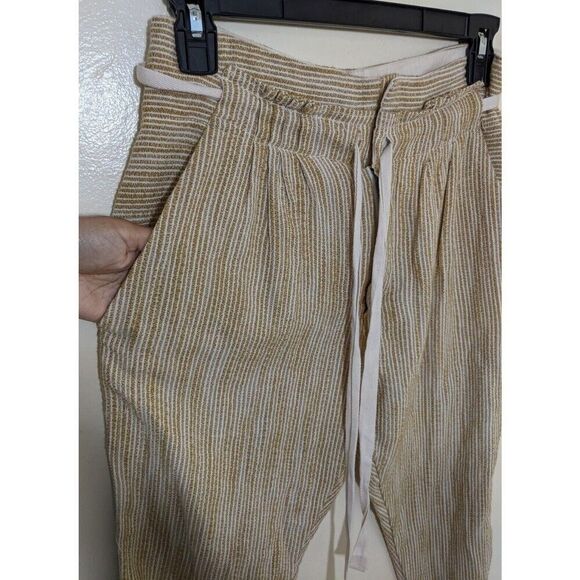 Free People Light At Sunrise Cropped High Rise Relaxed Fit Pants Size 0 - Picture 8 of 12